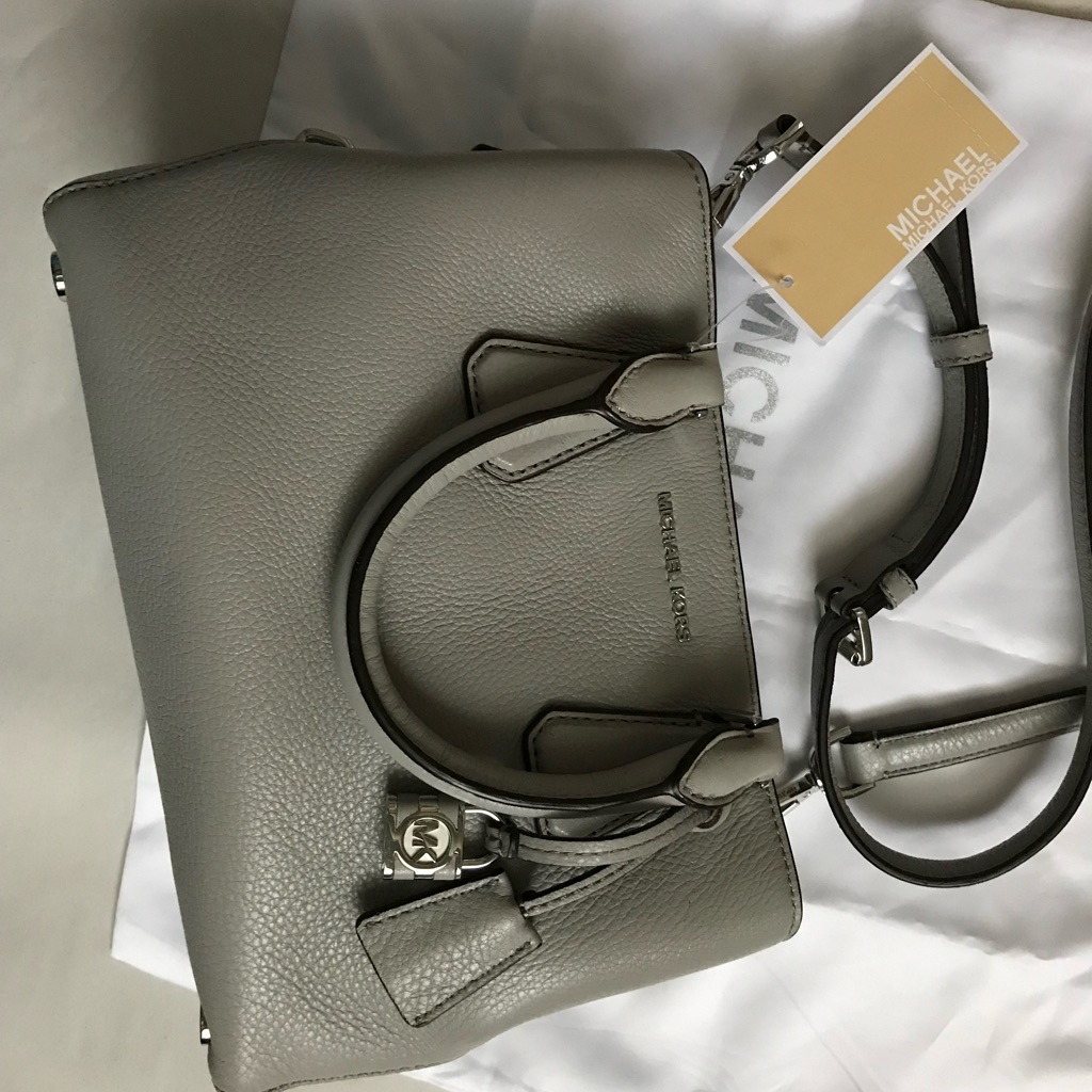 Michael Kors Gray Satchel Bag
